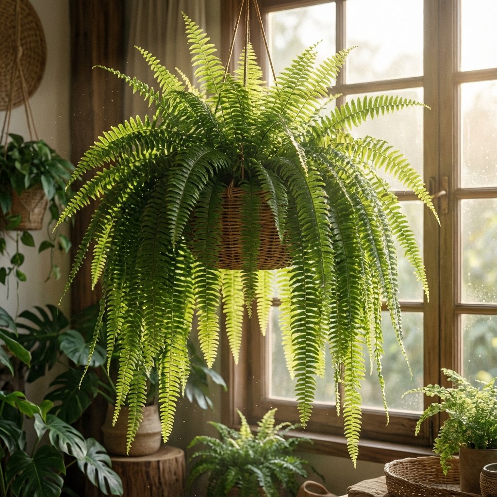 Samambaia Americana: O Segredo do Volume (Umidade, Poda e Vento)