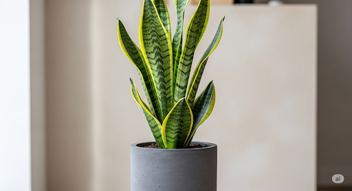 Suculenta em vaso, planta de interior.